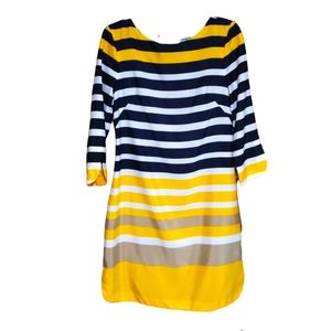 Eliza j striped sheath dress
